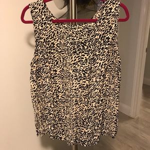 Vintage Cotton Leopard Tank
